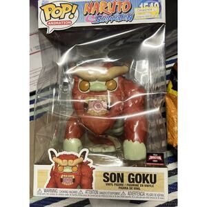 Funko Pop! Animation 1549 Naruto Shippuden Son Goku Jumbo 10" Box Damage